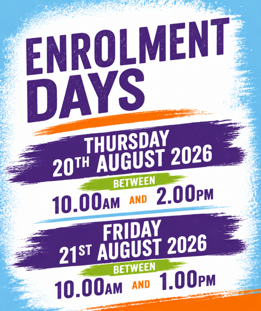 ENROLMENT DAYS 2026